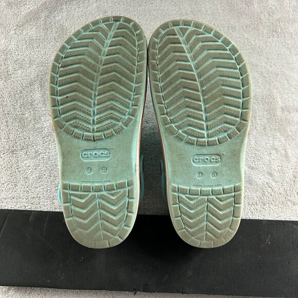 Crocs Bayaband Unisex Size J3 Blue Digital Aqua - Picture 7 of 7